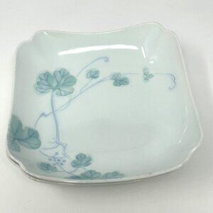 Vintage Japanese Traditional Pattern Small Plates - Marked With Stamp - Set of 2